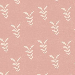 Leaves in Dusty Pink