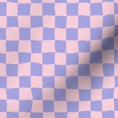 Roller Rink Checkerboard - Pink and Lilac