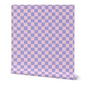 Roller Rink Checkerboard - Pink and Lilac