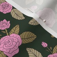 Romantic bohemian rose garden english roses nursery design pink olive green ocean dark green