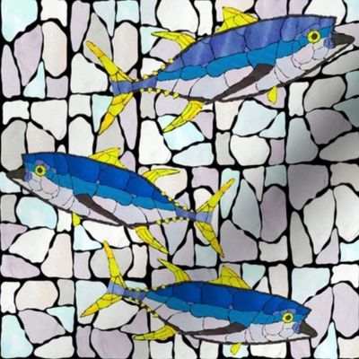 Mosaic Glass Tunas