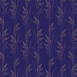 Wild Grasses // Normal Scale // Purple Background // Botanical Vibe // Nature Flowers //