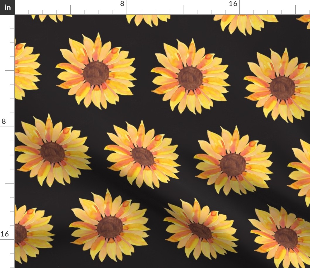 Midnight Sunflowers