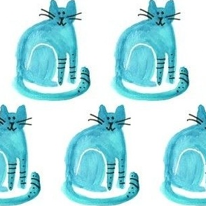 Teal Cats