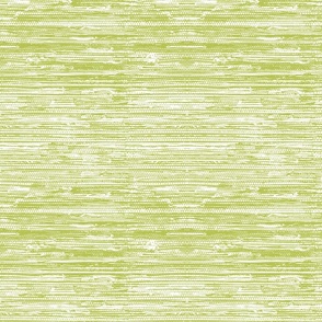 Grasscloth Wallpaper - Chartruce on White 