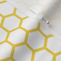 Golden Honeycomb -Bee Hives -  Gold/ White 