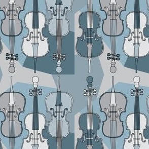 Cellos in Blue