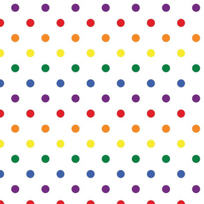 Rainbow Polka Dots - Large (Rainbow Collection)