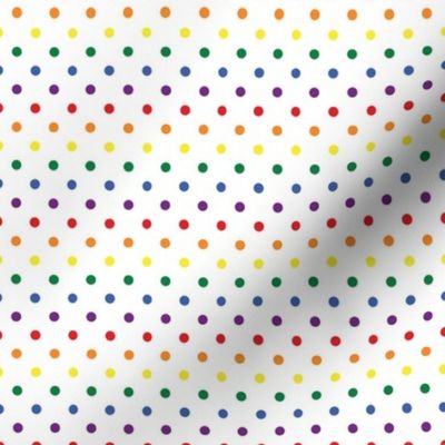 Rainbow Polka Dots - Small (Rainbow Collection)