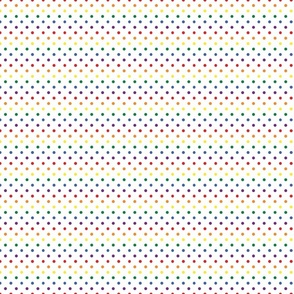 Rainbow Polka Dots - Small (Rainbow Collection)