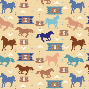 Western Horse Blanket Stitch Bold