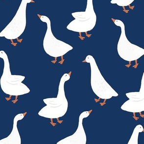 navy geese