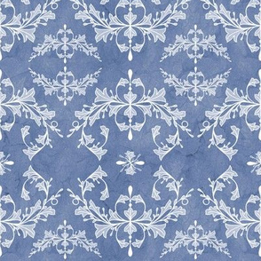 Medium Dusty Blue Rococo