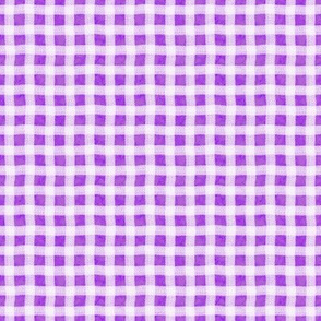 Purple Marble Wonky Gingham