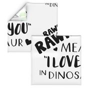 Dinosaur//Rawr means I love you - Blanket/Lovey Combo - NO GUIDES (MINKY)