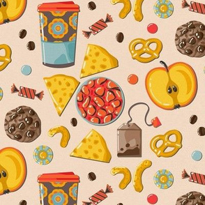 Snack Time Fabric, Wallpaper and Home Decor | Spoonflower