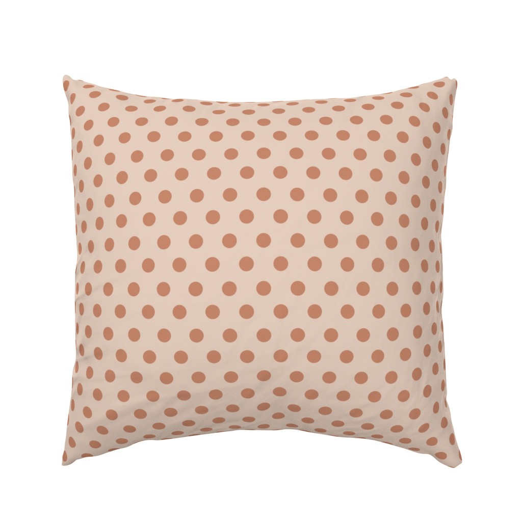 Smaller Boho Mocha Tan Polkadot Dots