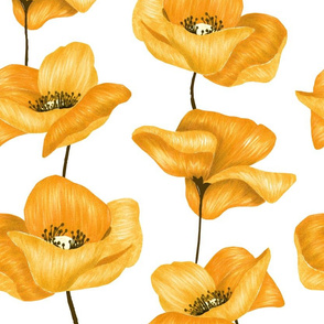 Poppy Flower XL - Yellow