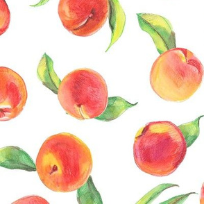 Fresh Peaches - Large, 2 inch ©Luanne Marten