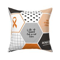 Warrior: Leukemia, Kidney Cancer Fighter (Awareness blanket, cancer gift)