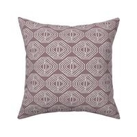 Minimal boho mudcloth mayan abstract indian summer love aztec design white purple mauve