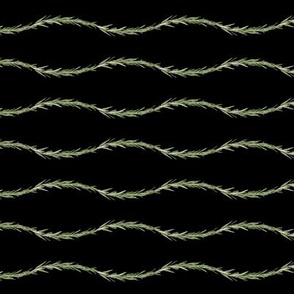rosemary horizontal waves - black