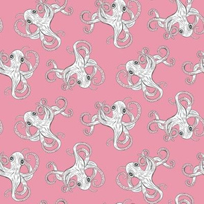 Octopuses on Pink