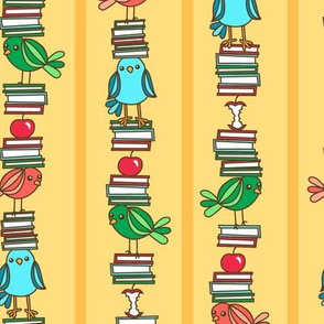 Book Birds Stripe