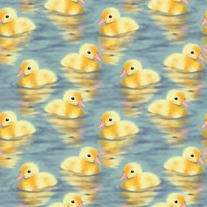Swimming Ducklings
