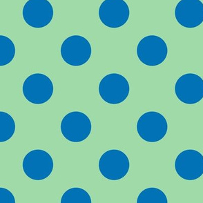 3cm Polka dot Paradise lost Mint and Blue
