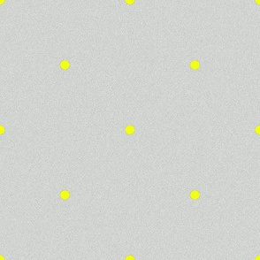 Polka Dots - Yellow on Gray Texture