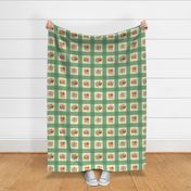 AUNT LOU'S TABLECLOTH - RETRO KITCHEN COLLECTION (GREEN)