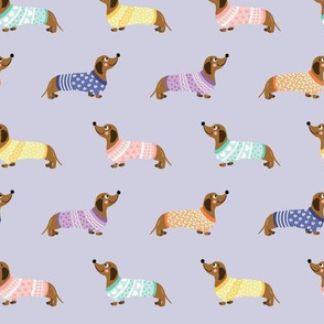 Doxie in Sweaters Purple (Medium)