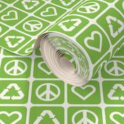 Peace. Love. Recycle. 2.0 | Green