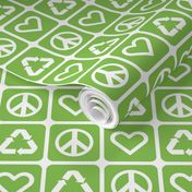 Peace. Love. Recycle. 2.0 | Green