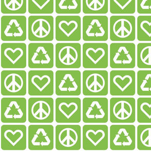 Peace. Love. Recycle. 2.0 | Green