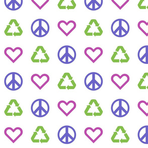 Peace. Love. Recycle. 2.1 | Multi Berry