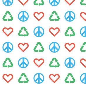 Peace. Love. Recycle. 2.1 | Retro