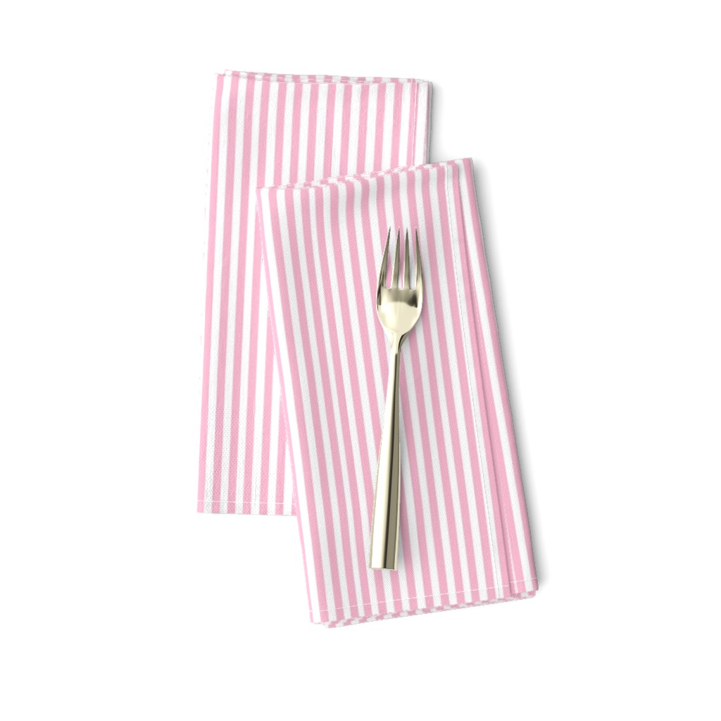 Pinstripe in Baby Pink // White (Small Size)