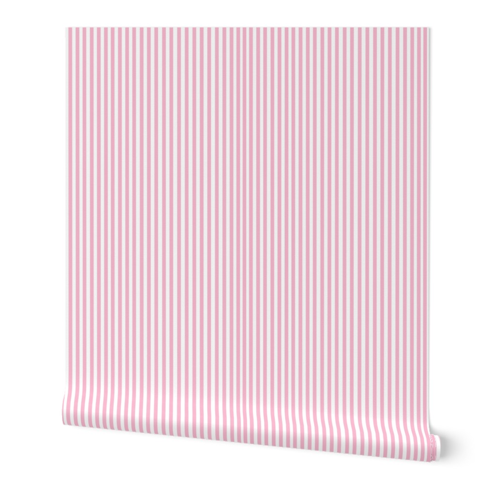 Pinstripe in Baby Pink // White (Small Size)