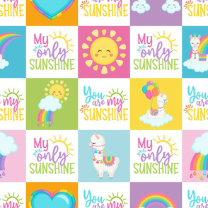 unicorn sunshine patchwork