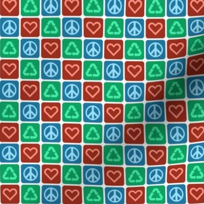 Peace. Love. Recycle. 2.0 (1/4 scale) | Retro #2
