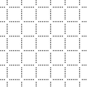 Dotted lines grid black