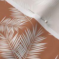 palm leaves - terracotta small