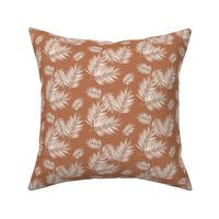 palm leaves - terracotta small