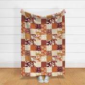 cotswold rustic patchwork - whole cloth - large  ( 6inch )