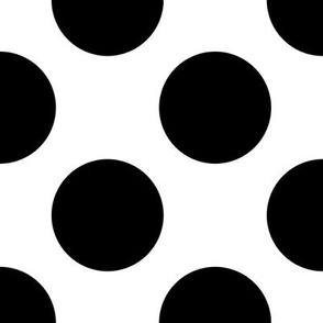 Black dots on white (transparant) background  