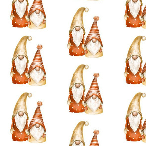 Nordic gnome on white