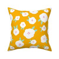 BUNNY HOP FLOWERS orange 12"