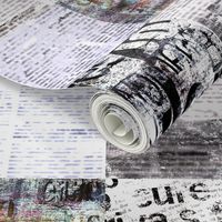 Newspapers patchwork 